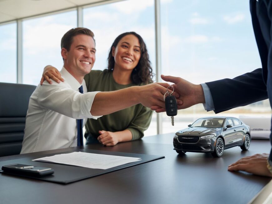 klienci wybierający skup aut