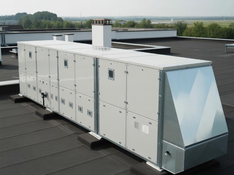 centrala wentylacyjna na budynku budynku